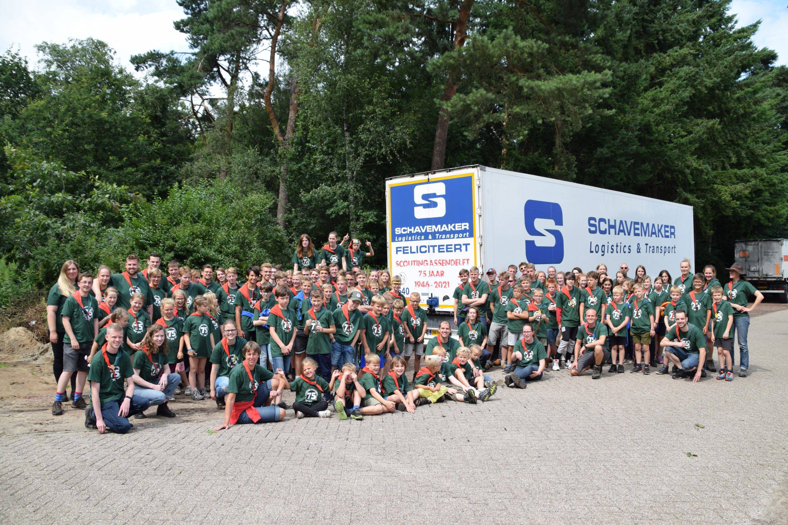 Groepsfoto Scouting Assendelft